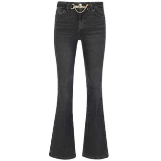 Liu Jo Dames, Jeans, Zwart, Maat: W26 Denim