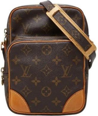 Louis Vuitton Pre-owned Vintage Shoulder Bag - Dames - Vintage Schoudertas - Bruin - ONE Size - Leer - Vintage