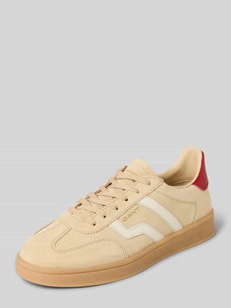GANT Sneaker aus echtem Leder Modell Cuzima in Beige, Gr&ouml;&szlig;e 36