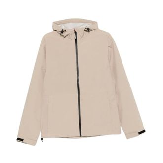 H2O Chaqueta con capucha y logo estampado - Jackets - Mujer - Gris - XS