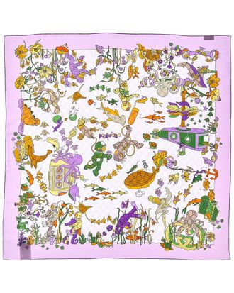 Gucci Floral Silk Scarf