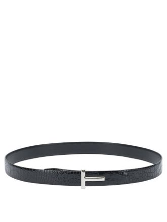 Tom Ford Belt With Crocodile Print