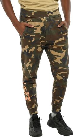 Dsquared2 Green Camo Print Joggers