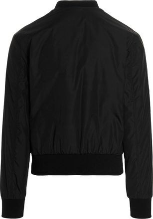 Dolce & Gabbana Mens Black Polyamide Bomber Clothing