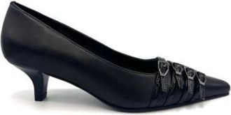 Jeannot Decollet&egrave; - Dames - Pumps - Zwart - 38 EU - Leer - Schoenen