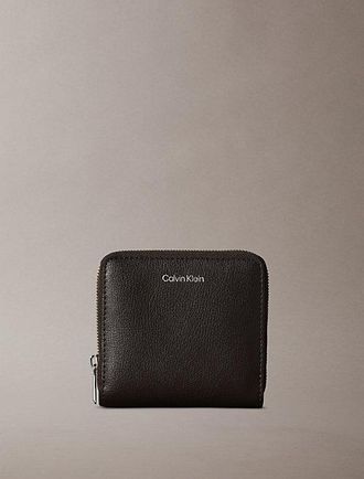 Calvin Klein Cartera Con Cremallera Con Logo En L&aacute;mina