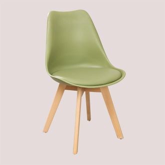 Sklum Sklum - Silla De Comedor En Polipropileno Y Madera De Haya Nordic