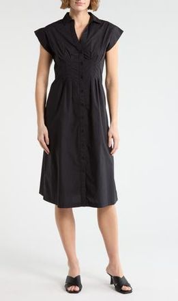 Area Stars Tia Short Sleeve Dress in Black at Nordstrom Rack, Size X-Large