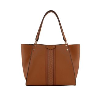 Pourchet Tassen, Dames, Bruin, ONE Size, Leer, Petit cabas Hebdo Madison