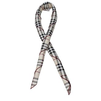 Burberry Damens Schal Seide Beige/Stein