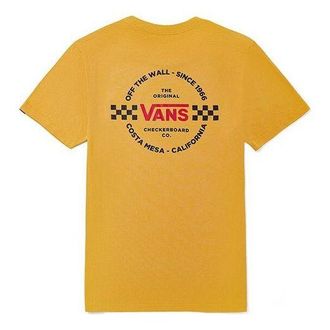Vans Mens Vans Athleisure Casual Sports Short Sleeve Yellow VN0A4P4X50X