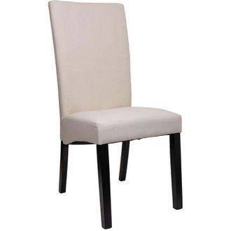 Wanderlust Deco Silla De Madera Tapizada Color Crema 49x48x42/102