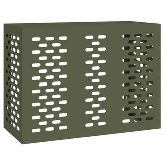 vidaXL Funda Para Aire Acondicionado Verde Oliva 110 X 50 X 80 Cm Vidaxl