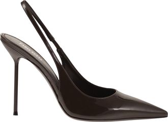 PARIS TEXAS Zapatos de tac&oacute;n con tira trasera Lidia 105 de charol