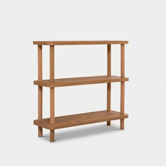 Asir Group LLC Libreria Scaffale Stretta Salvaspazio In Legno Step