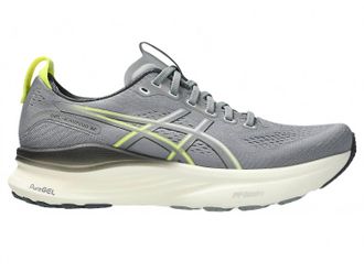 Asics Mens Gel Kayano 32 Sneakers In Gravel/citron