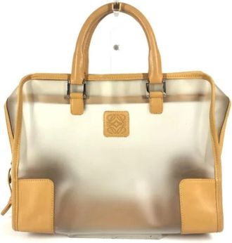 Loewe Tweedehands leren handtassen - Dames - Vintage Handtas - Grijs - ONE Size - Leer - Vintage