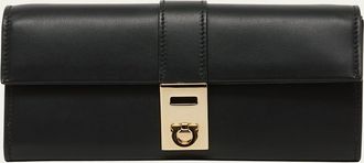 Ferragamo Hug Leather Wallet on Chain