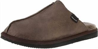 Shepherd of Sweden Mens Hugo Slippers In Stone Oiled Antique