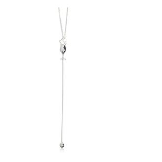 Maison Margiela Necklaces, female, Gray, Size: ONE SIZE Pendant Necklace