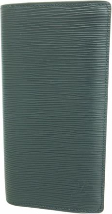 Louis Vuitton Navy Blue Long Wallet (Bi-Fold) (Pre-Owned)