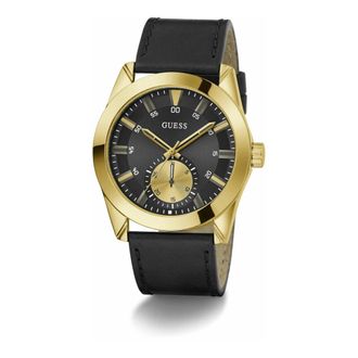 Guess Greyson - Dames - Horloges - Zwart - ONE Size - Leer - Accessoires