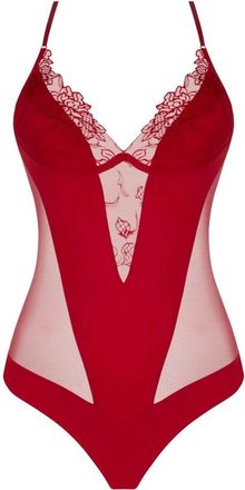 Lise Charmel Womens Adorable En Sexy Bodysuit In Rouge Effusion