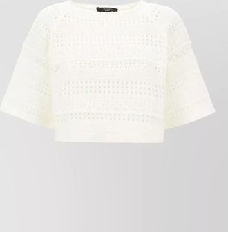 Max Mara cotton knitted top