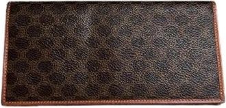 Celine Pre-owned Monogram Canvas Portemonnee - Dames - Vintage Accessoires - Bruin - ONE Size - Vintage