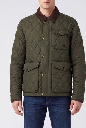 Polo Ralph Lauren Quilted Nylon Jacket with Corduroy Collar