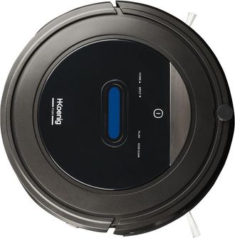 H.Koenig H. Koenig Swrc110 Robot Aspirador Y Fregasuelos Con Wifi, 100 Min De Autonom&iacute;a, Regreso Autom&aacute;tico, 60 Db, Negro