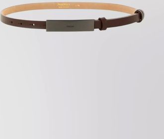 Max Mara adjustable belt rectangular buckle