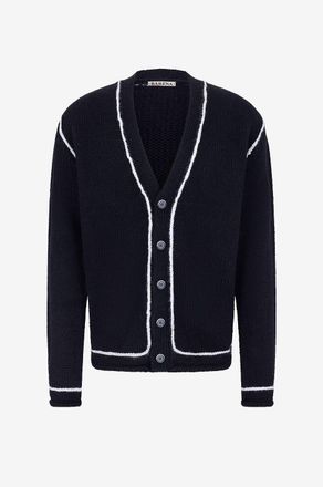 Barena Gekn&ouml;pfter Cardigan aus Alpaka- und Merinowolle Mangano