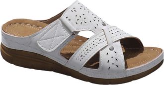 Generic Womens Mules with Heel, Wedge Sandals, Platform Sandals, Orthopaedic Shoes, Peep Toe Pumps, Summer Shoes, Faux Leather Slippers, Slides, Non-Slip Slip