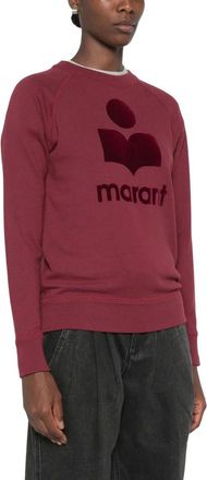Isabel Marant Hoodies & sweatvesten, Dames, Rood, S, Katoen, Millyny Sweatshirt