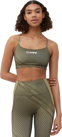 Ganni Active Strap Top in Kalamata Size XS Womens