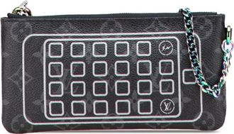 Louis Vuitton Borsa a mano per iPhone Flash Fragment Monogram Eclipse 2017 - Nero