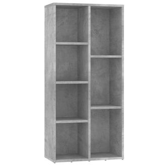 vidaXL Estanter&iacute;a De Madera De Ingenier&iacute;a Gris 50x25x106 Cm Vidaxl