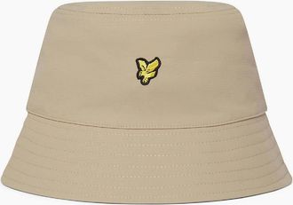 Lyle & Scott Lyle And Scott Mens Reversible Bucket Hat - Cream - Size: ONE size