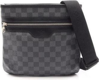 Louis Vuitton Pre-owned Cross Body Bag - Heren - Vintage Schoudertas - Zwart - ONE Size - Leer - Vintage