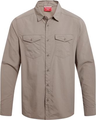 Craghoppers Heren Loukkos Nosilife Overhemd (Kiezelsteentjes)