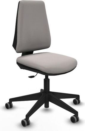 Piqueras y Crespo Piqueras Y Crespo - Elche Cp Similpiel Blanco Base Piramidal Ruedas Engomadas 65mm