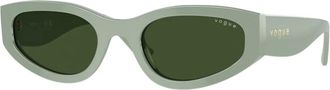 Vogue Eyewear Vo 5585S 316171 Zonnebrillen - Dames - Zonnebrillen - Groen - 54 MM - Accessoires