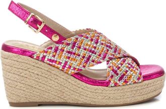 Xti Womens Wedge Sandals In Fuxia