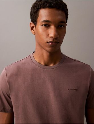 Calvin Klein Mens Liquid Touch Crewneck T-Shirt - Grey - XS