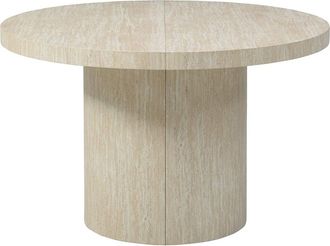 VENTE-UNIQUE.COM Mesa de comedor efecto madera beige