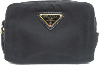 Prada Black Nylon Pouch (Pre-Owned)