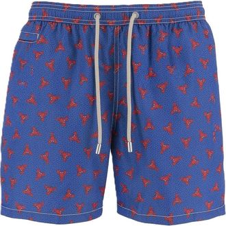 MC2 Saint Barth Blue Lighting Micro Fantasy Swim Shorts
