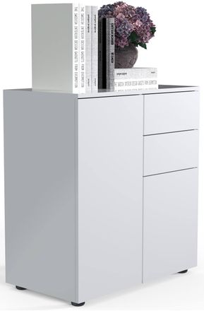 VCM chest of drawers sideboard Dalosa 4 drawer in White
