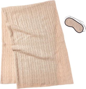 Sofiacashmere Cashmere-Blend Cable Travel Set